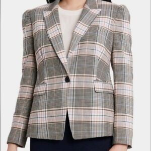 Riley & Rae ,Multicolor Plaid Blazer,Size 6